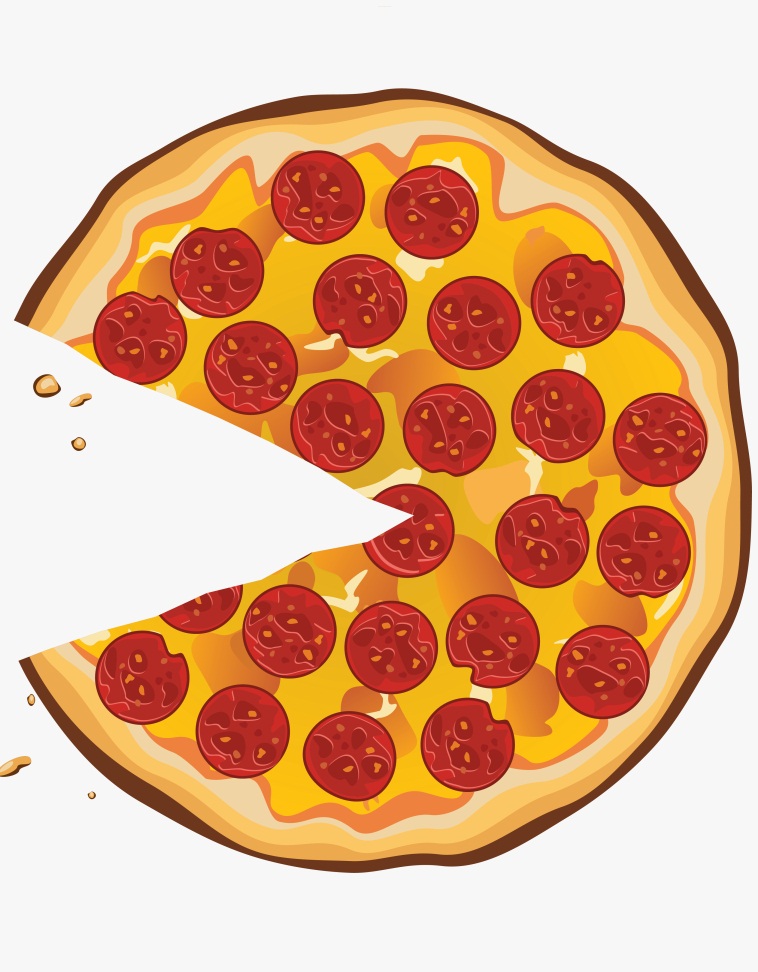 Pizza lost a slice