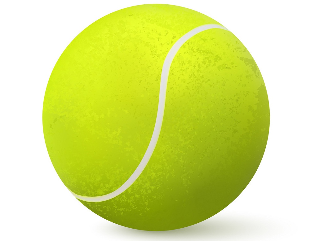 3d realistic tennis ball