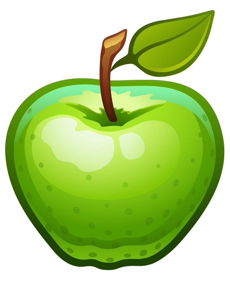 sweet green apple
