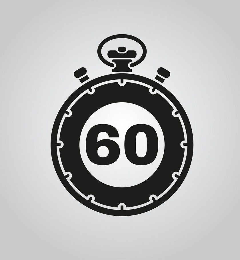 60 seconds countdown timer 1