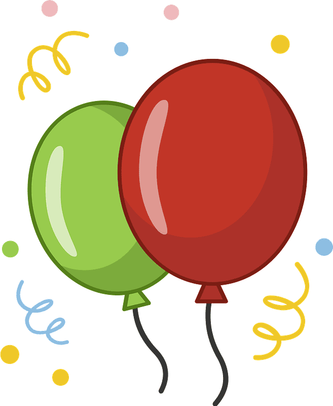Birthday Balloons clipart free