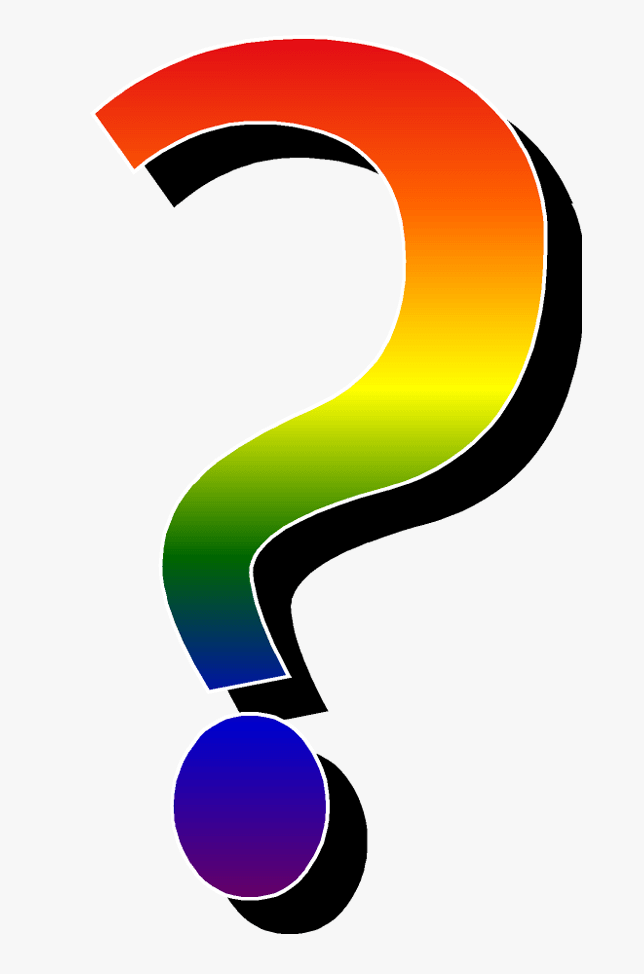 Colorful Question Mark clipart