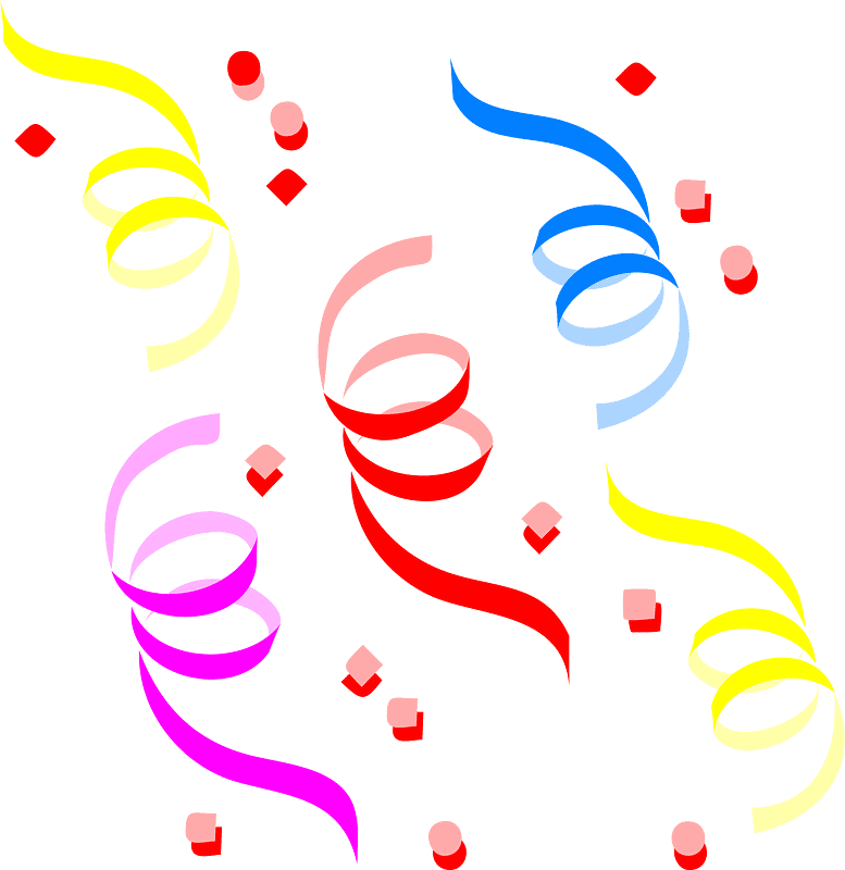 Confetti clipart free picture