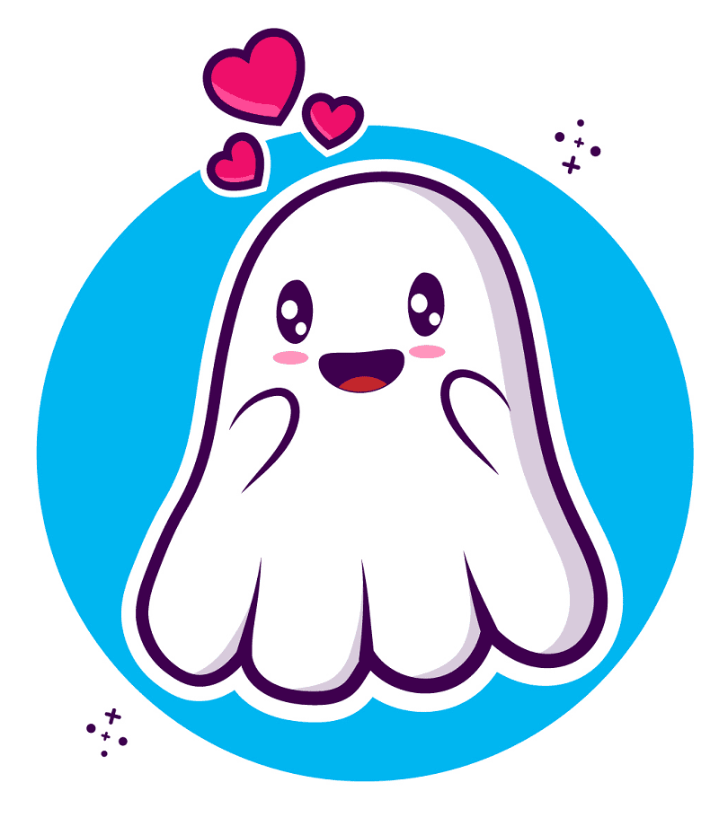 Cute Ghost clipart png images