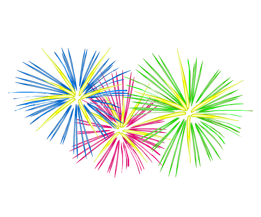 Fireworks clipart free