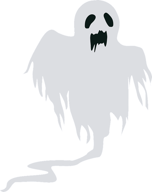 Ghost clipart transparent background 1