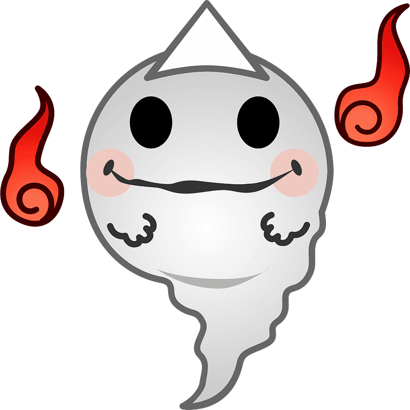 Ghost clipart transparent background 7