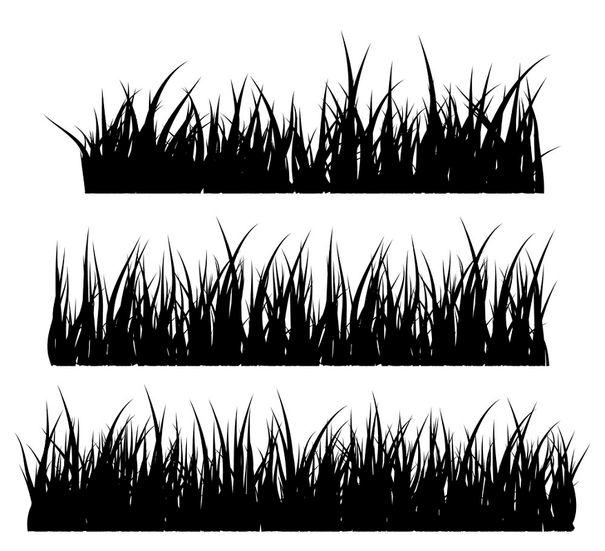 Grass Silhouette png free