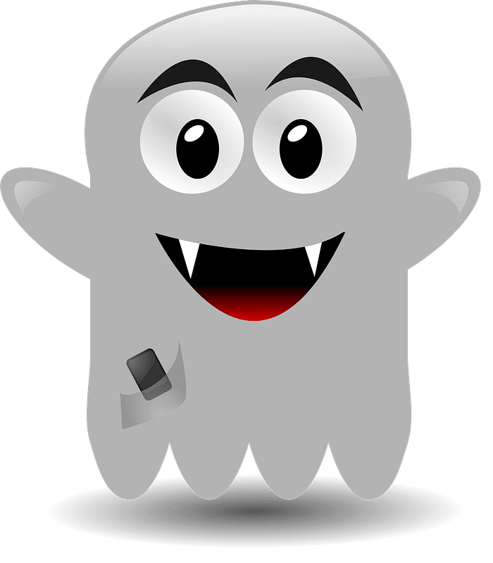 Happy Ghost clipart transparent