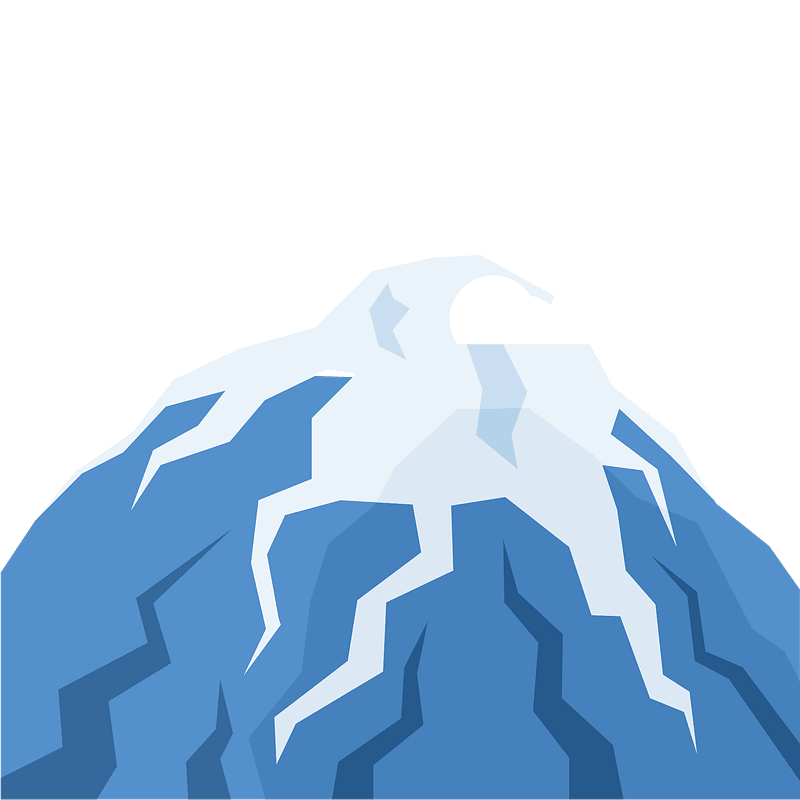 Mountain clipart transparent background 1