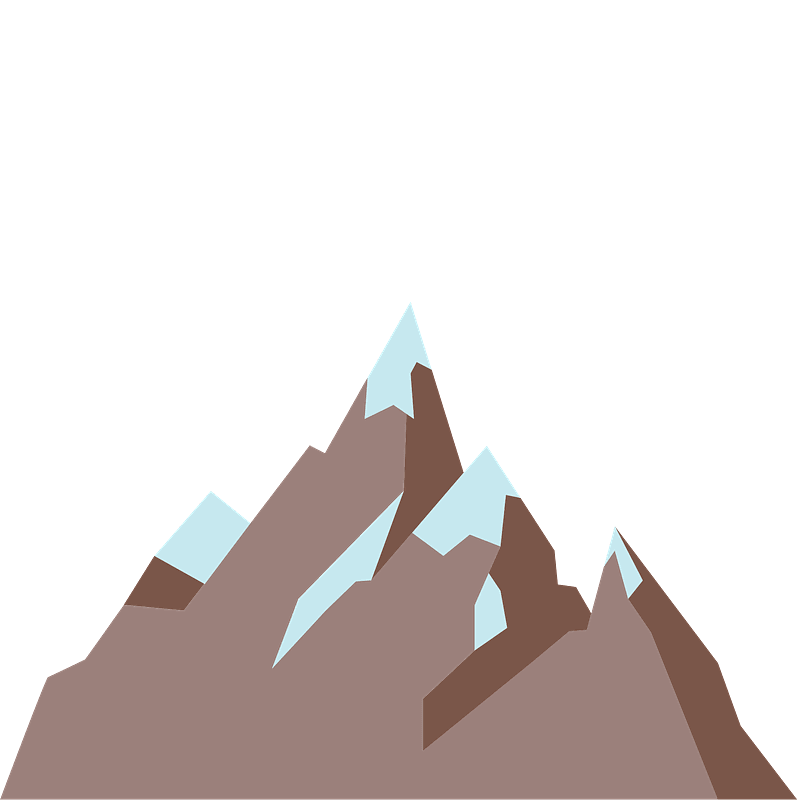 Mountain clipart transparent background 4