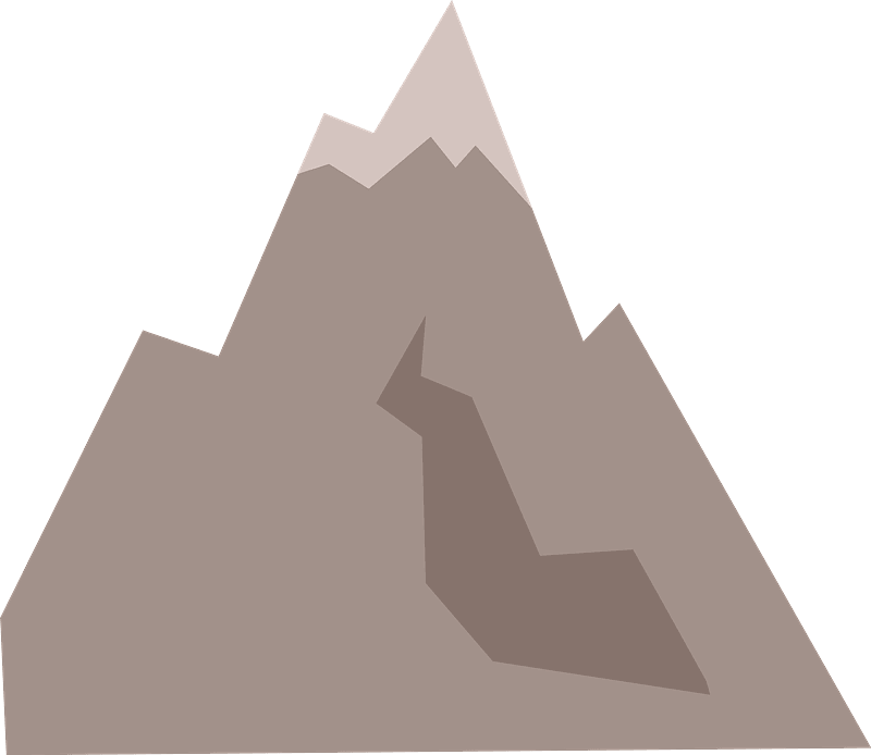 Mountain clipart transparent background