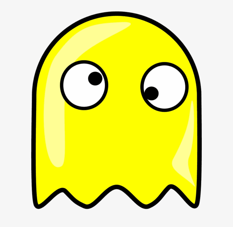 Pacman Ghost clipart free