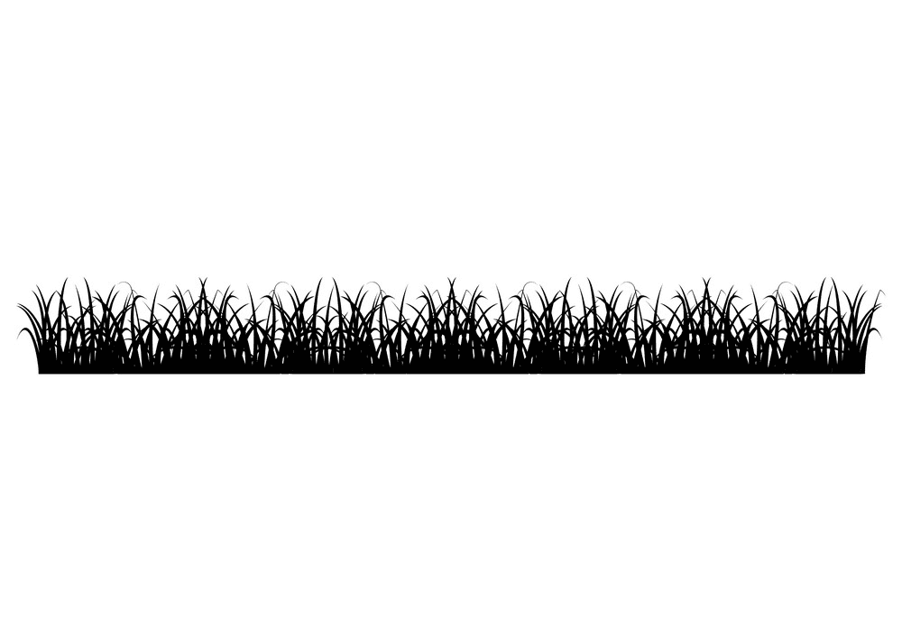 Simple Grass Silhouette