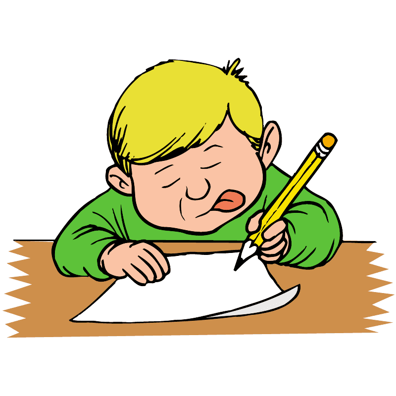Writing a Letter clipart free image