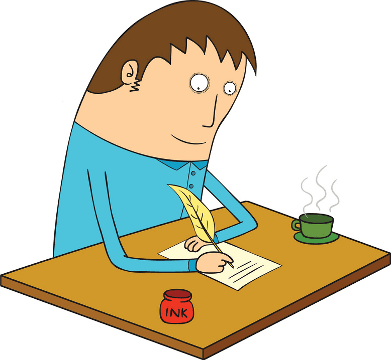 Writing a Letter clipart free
