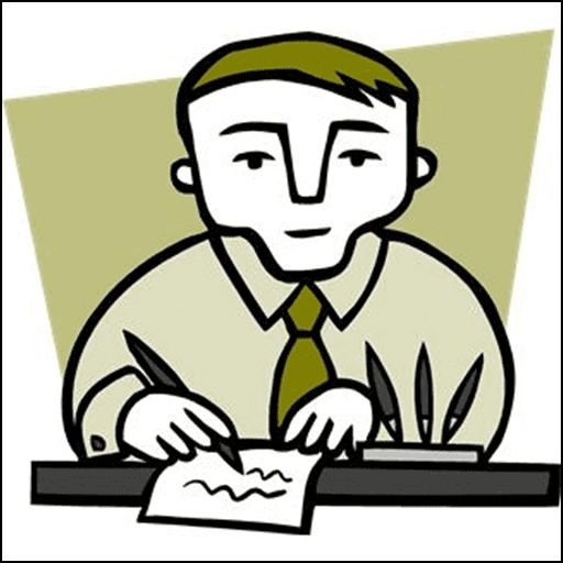 Writing a Letter clipart images
