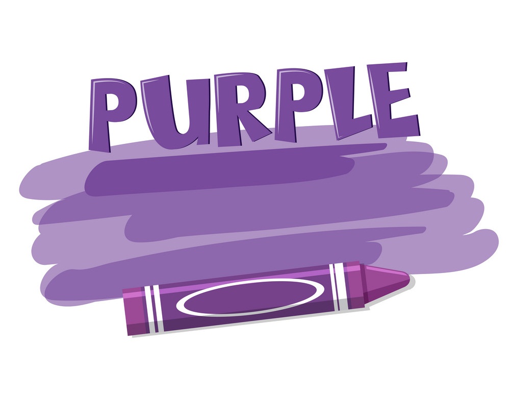a purple crayon