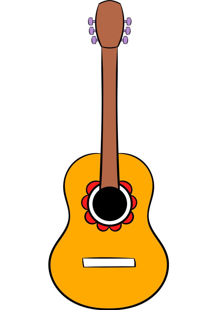 simple acoustic guitar