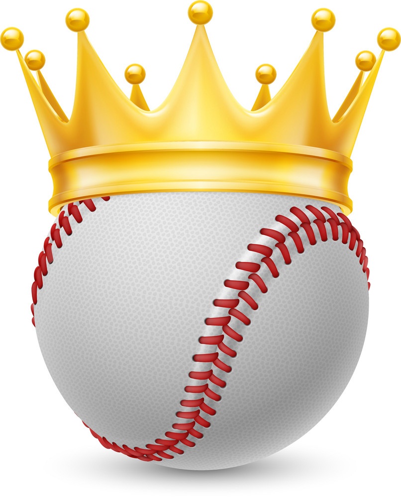baseball ball with crown