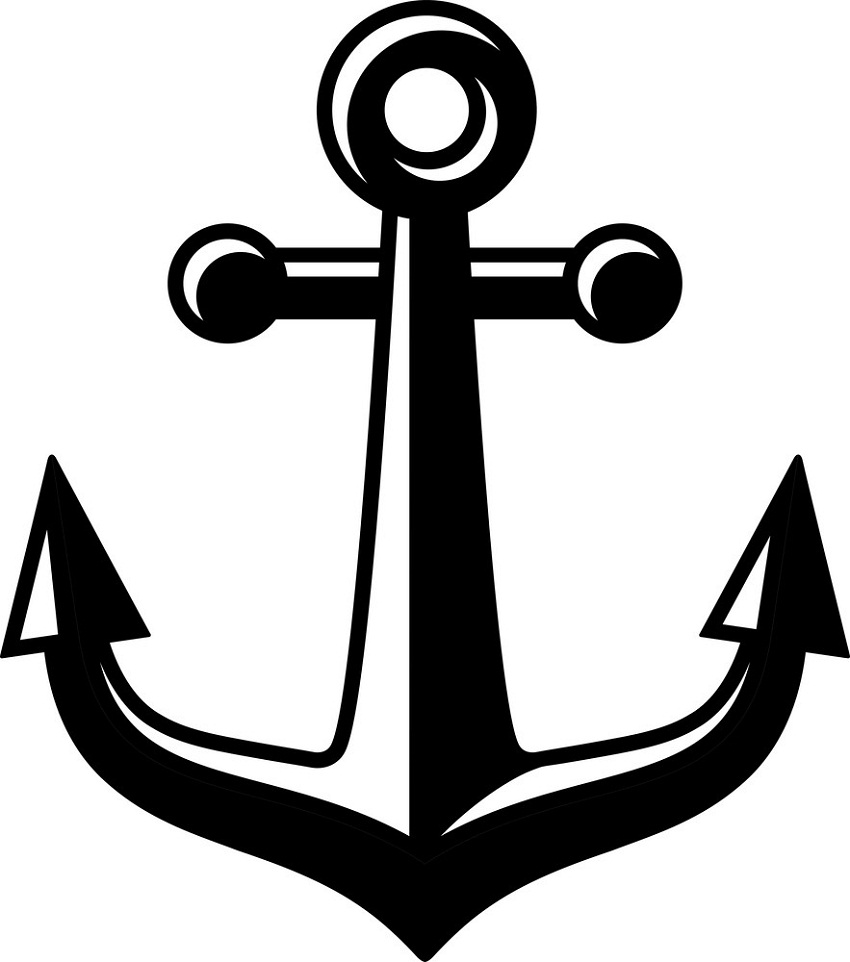 black anchor symbol