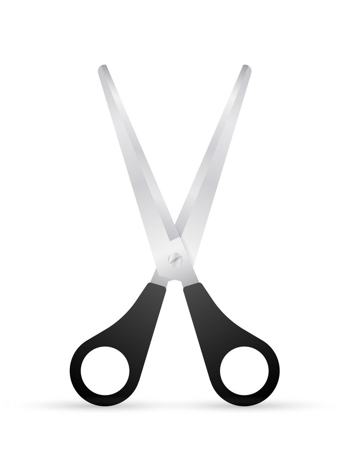 black scissors