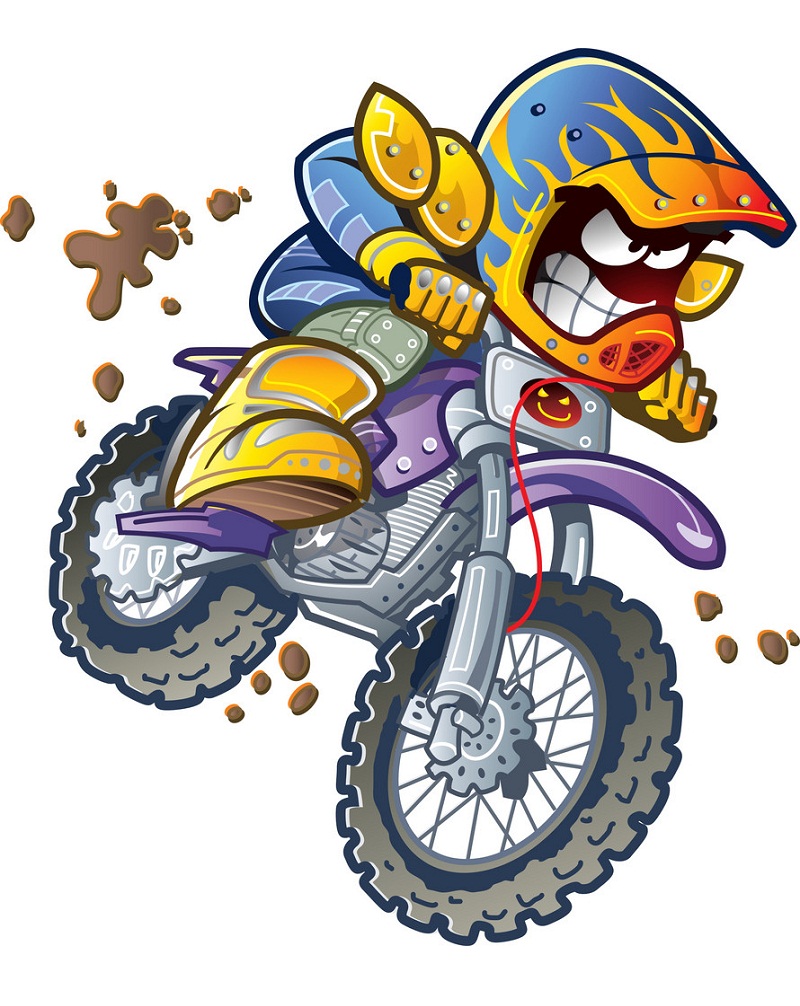 bmx dirt bike rider
