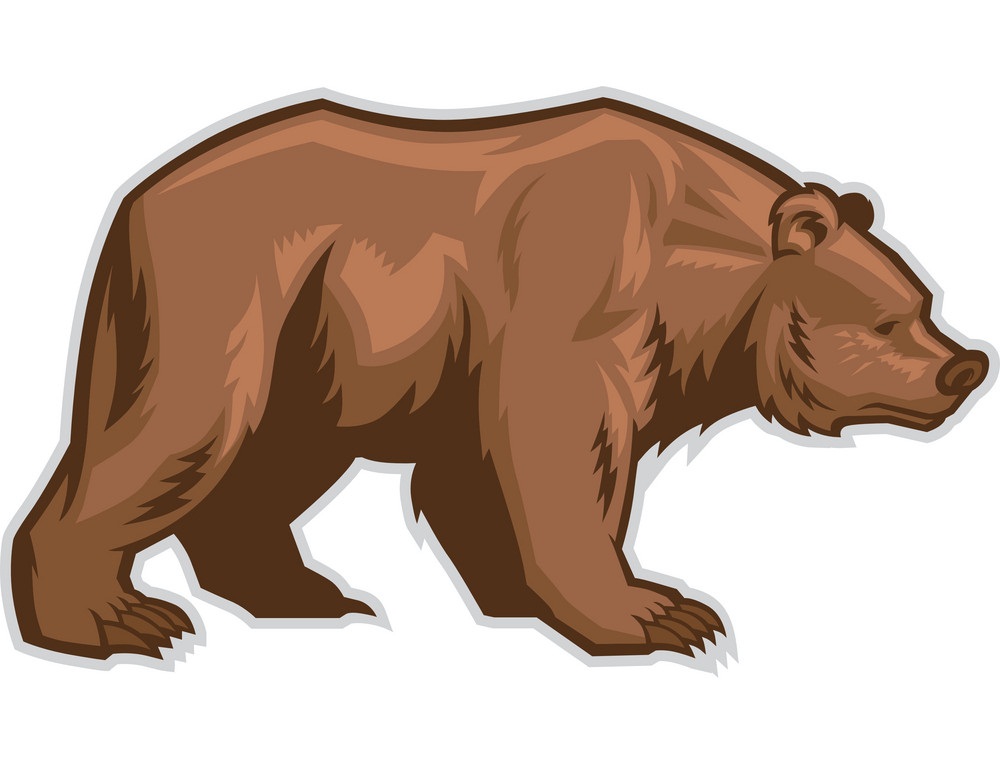 brown bear mascot