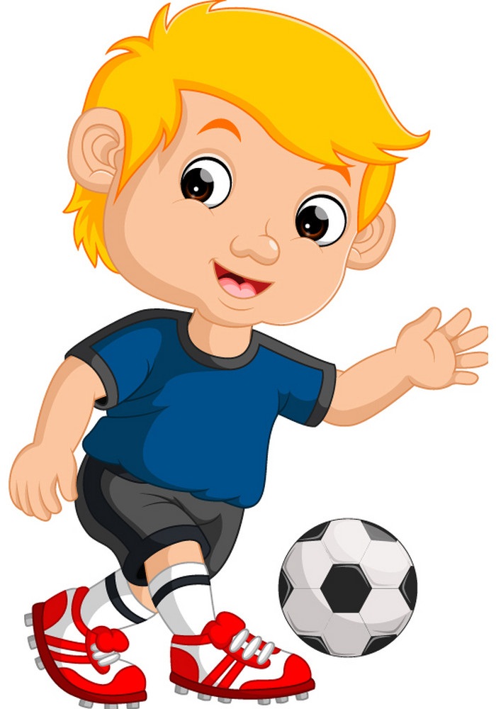 soccer boy playing