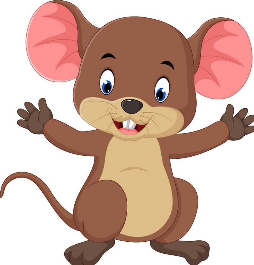 cartoon brown mouse