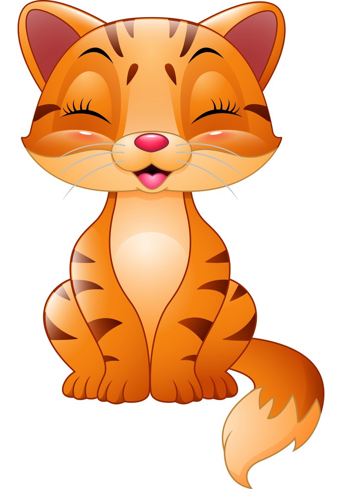 cartoon smiling cat