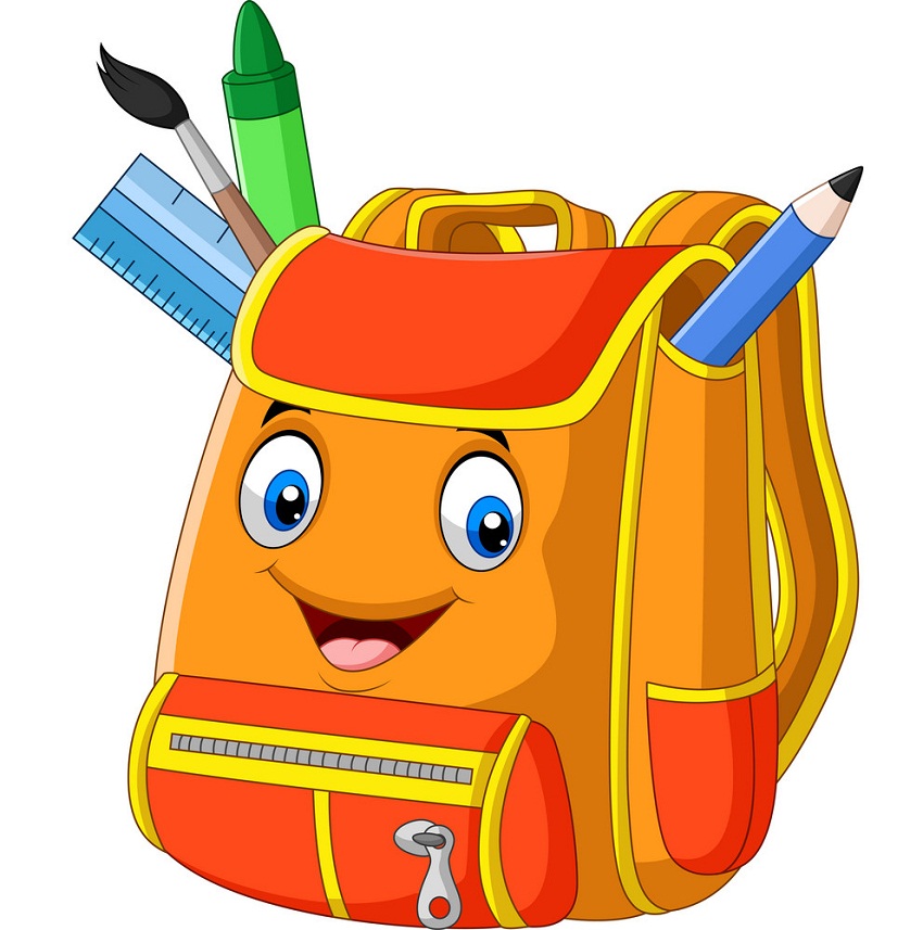 cartoon school backpack
