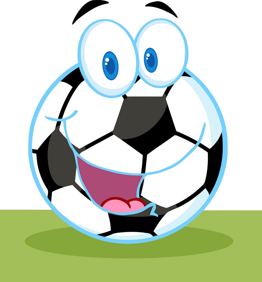 cartoon soccer ball