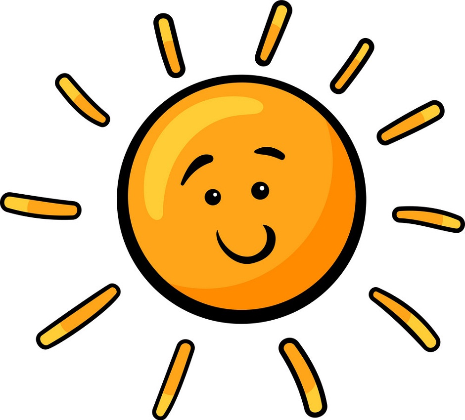 cartoon sun