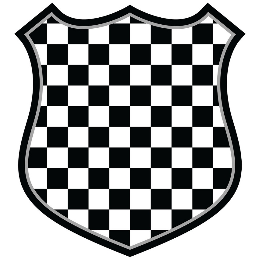 checkered shield