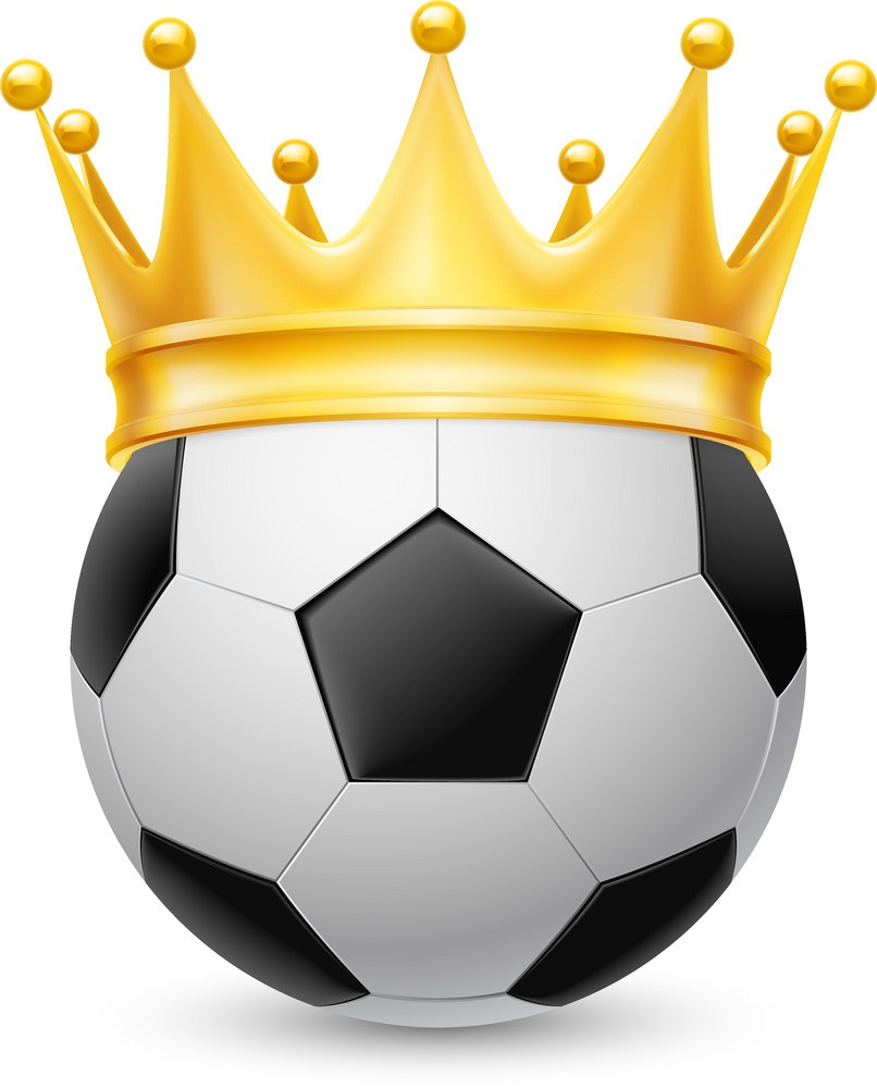 crown on soccer ball