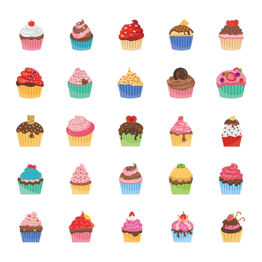 cupcake icons pack