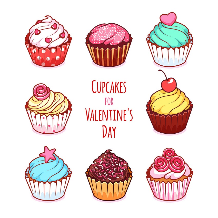 cupcakes for valentines day