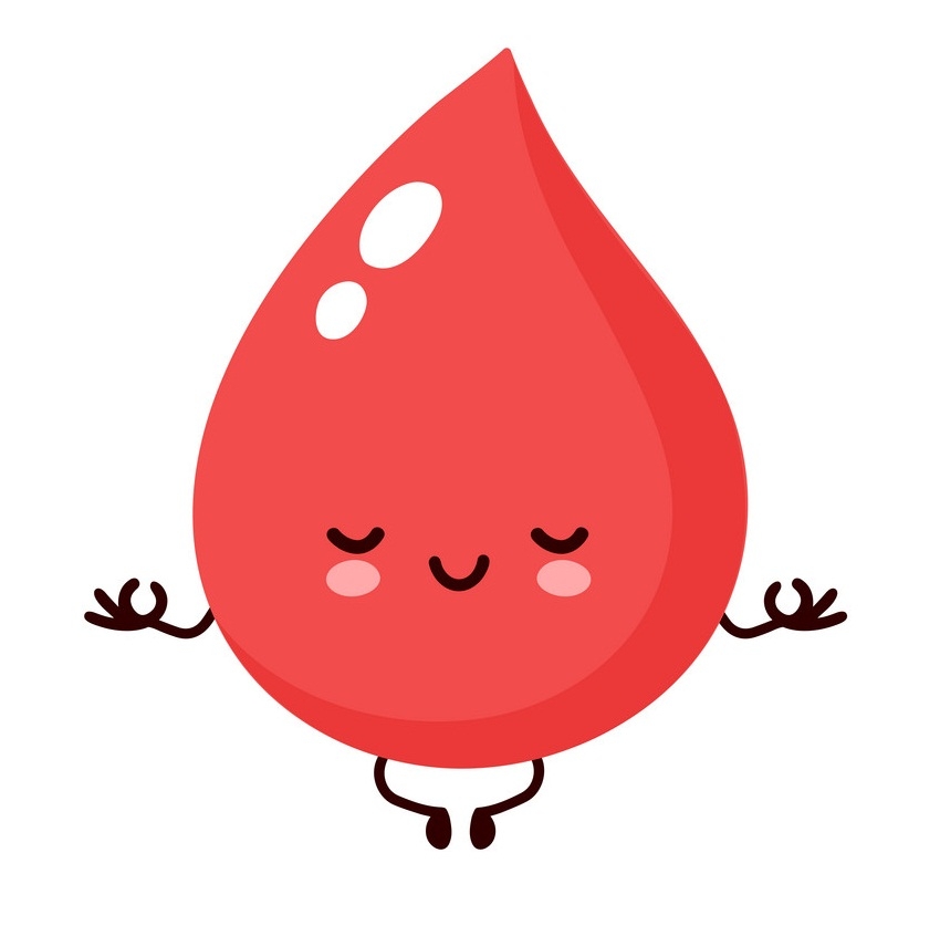 cute blood drop