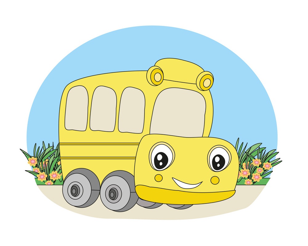 cute school bus