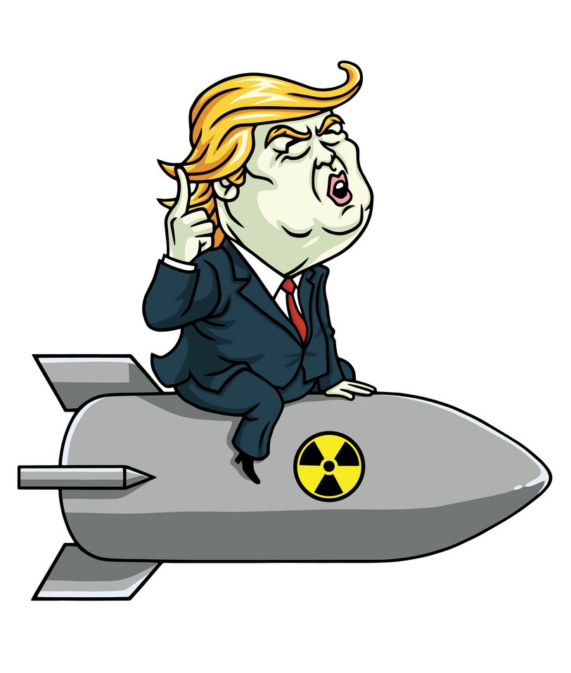 donald trump on nuclear missile