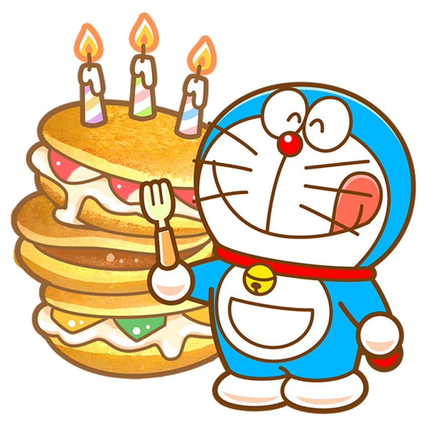 doraemon with big dorayaki