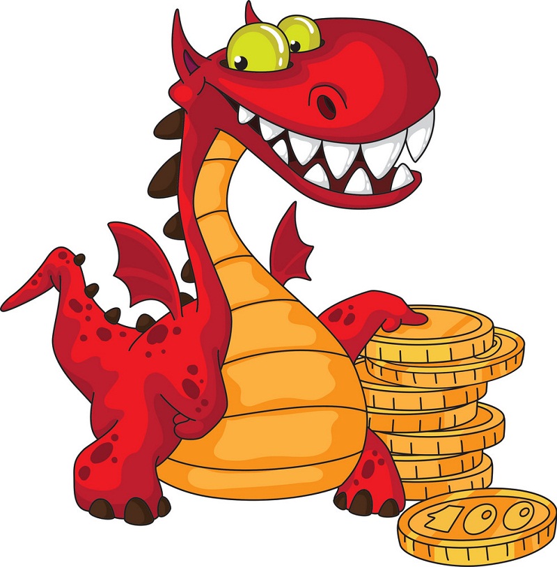 dragon and money