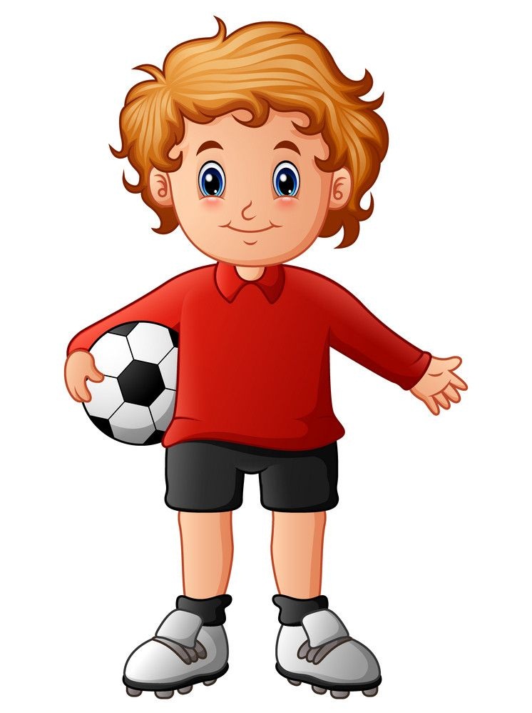 boy holding a ball