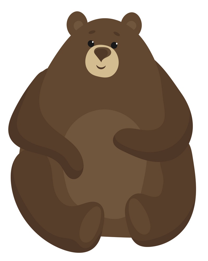 fat brown bear