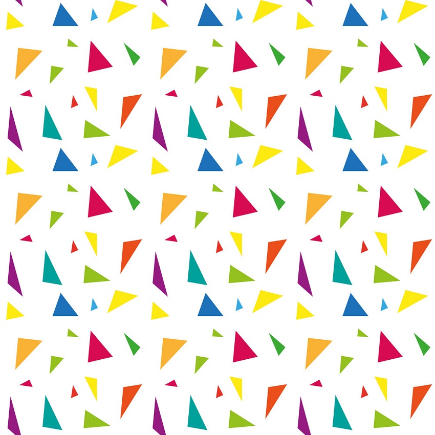 festive confetti seamless pattern