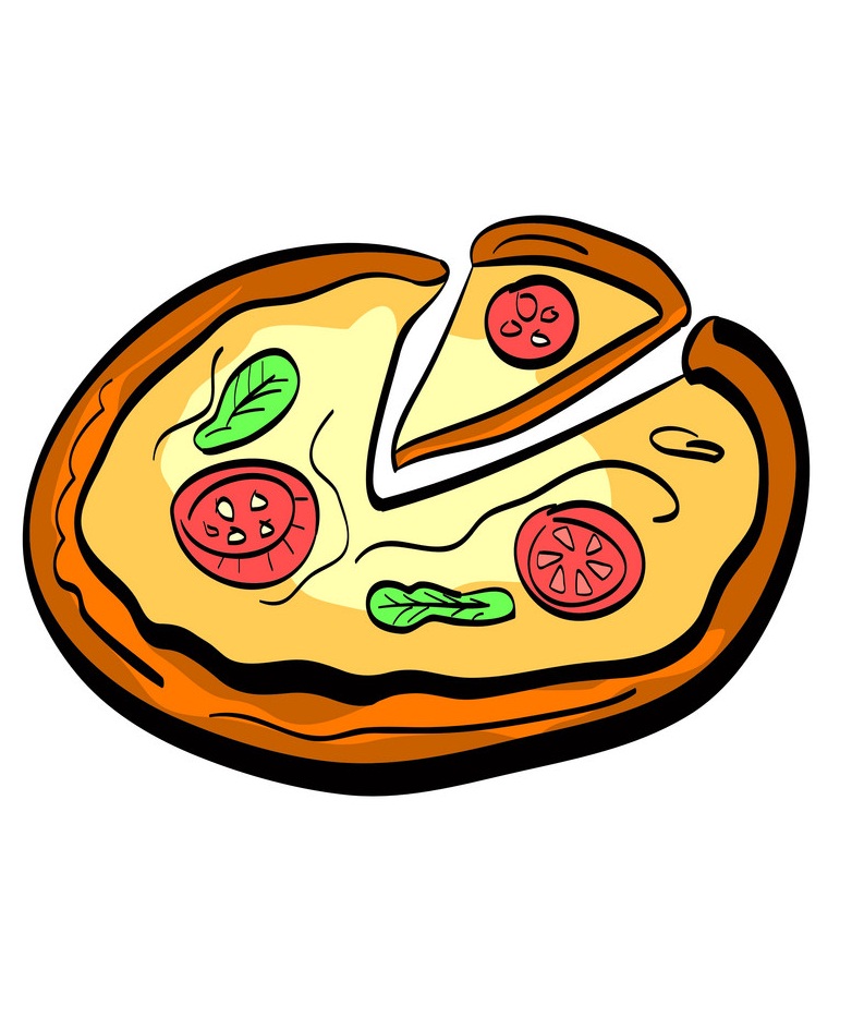 flat doodle pizza