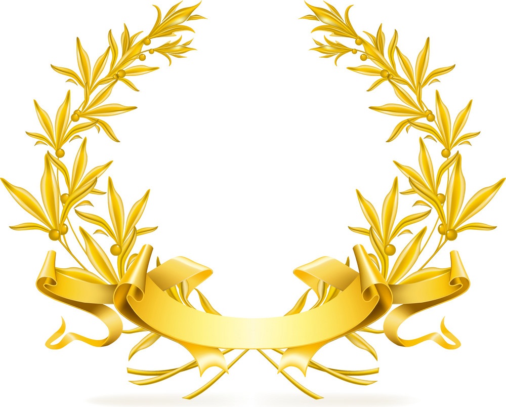gold wreath