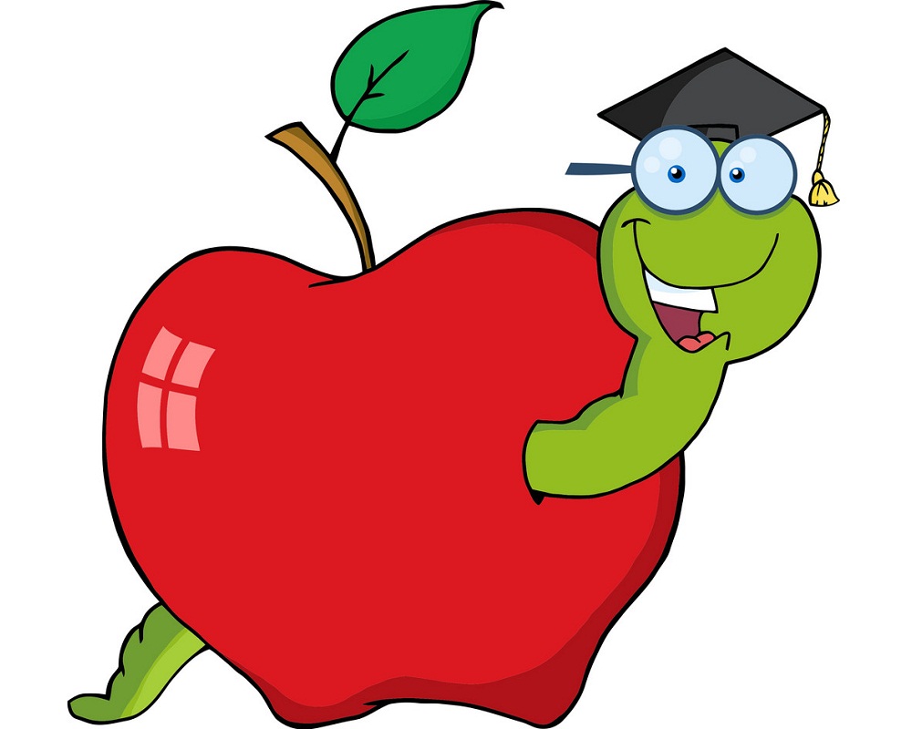 graduate worm in apple