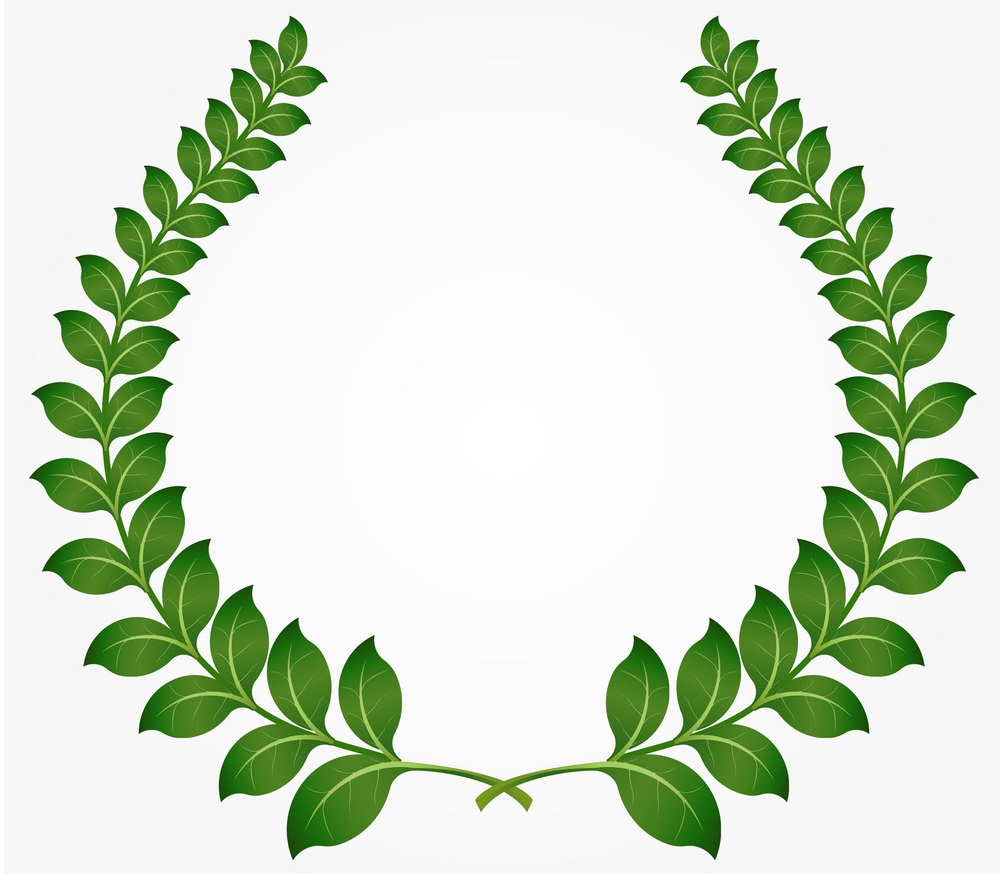 green laurel wreath 1
